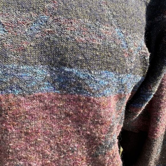 Vtg 90s Gianni Bugli Milano Sweater Mens Size XXL Retro Multicolor Crewneck Knit - Picture 3 of 6